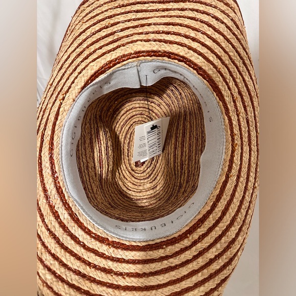 REVOLVE Striped Straw Cowboy Hat in Natural and Brown